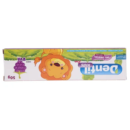 Creme dental dentil kids zoo uva 50g 360-2