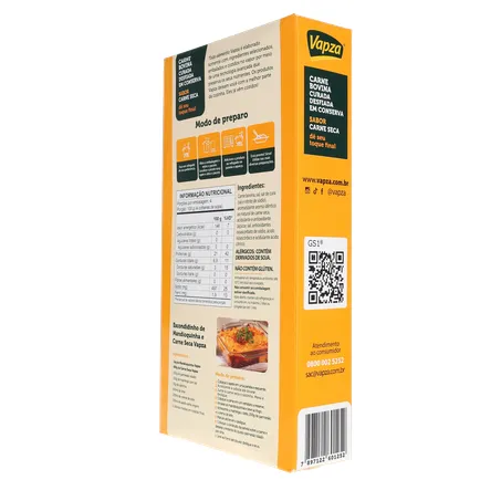 Carne Seca Vapza Desfiada E Cozida 400G 360-23