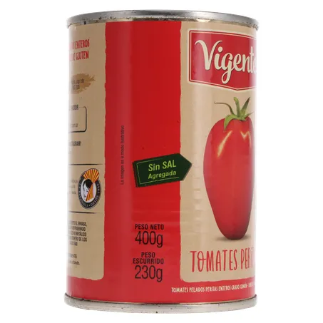 TOMATE PELADO IMPORTADO DA ARGENTINA VIGENTE LATA 230G 360-31