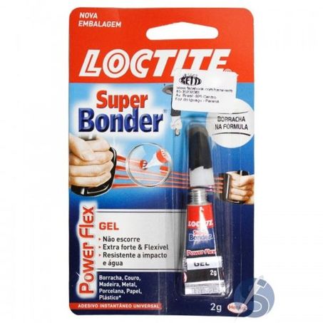 Cola super bonder flex gel 2g