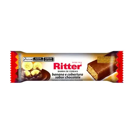 BARRA DE CEREAL RITTER BANANA CHOCOLATE 25G