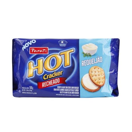 BISCOITO PARATI HOT CRAC SALGADO REQUEIJ 100G