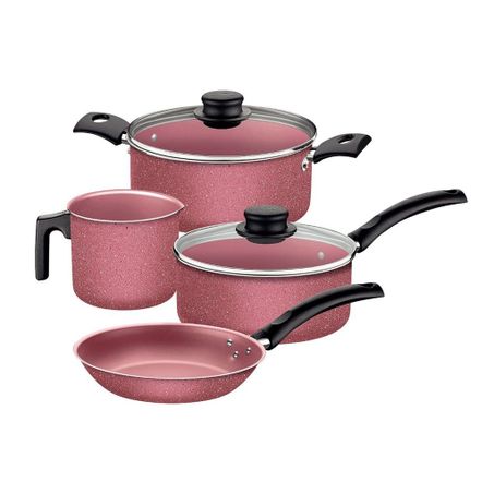 JOGO DE PANELAS TRAMONTINA TURIM 4PCS RO