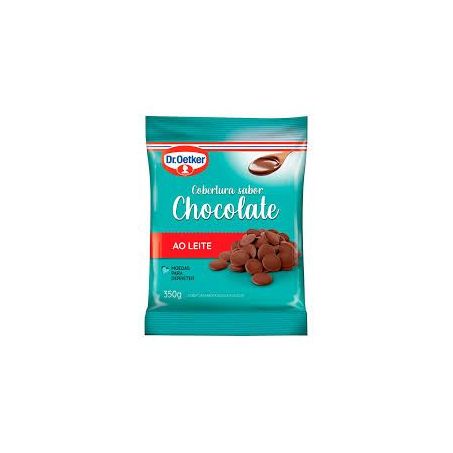 Cobertura chocolate dr.oetker moedas ao leite 350g