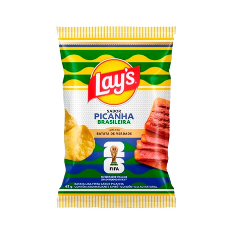 Batata Lays 62g - Copa - Picanha Brasileira