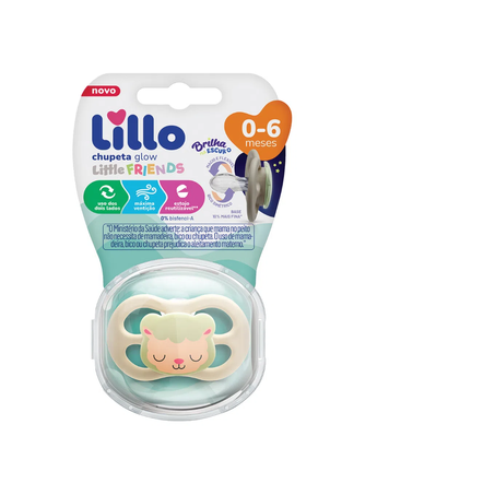 Chupeta silicone little friends lillo t1