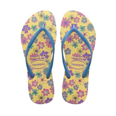 Chinelo slim romance amarelo limão havaianas 33/34