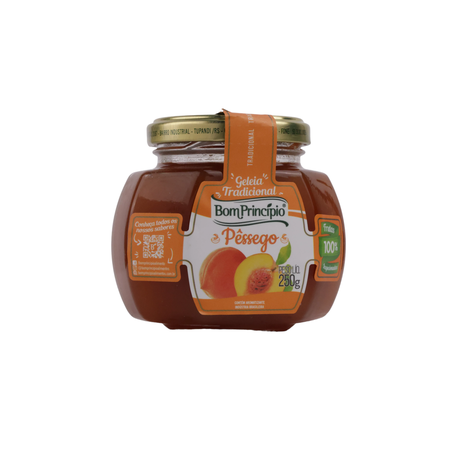 GELEIA TRADICIONAL DE PESSEGO 250G BOM PRINCIPIO 360-57
