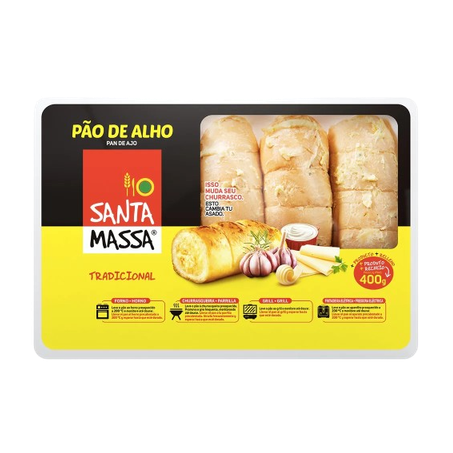 Pão de alho santa massa tradicional 400g