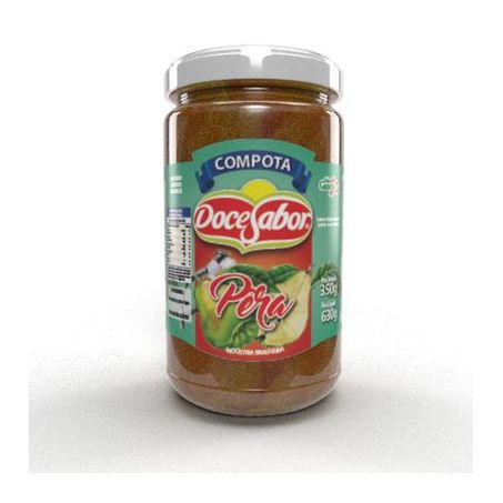 Compota doce sabor pera 350g