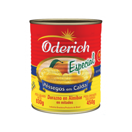 Pessego Calda 400g Oderich Metade