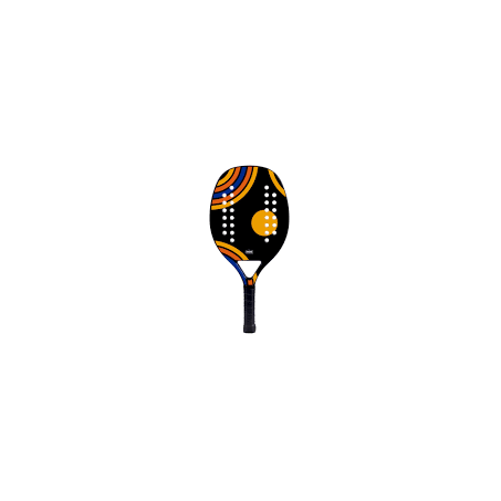 Raquete de beach tennis mor preta
