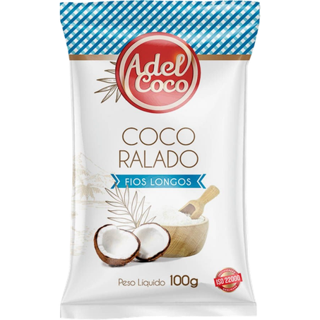 Coco ralado adel coco fios longo 100g
