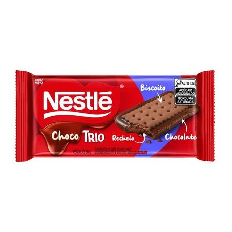 NESTLE BARRA CHOC CHOCO TRIO CHOCO 90G
