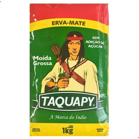 Erva mate taquapy moida grossa s/ acucar 1 kg.