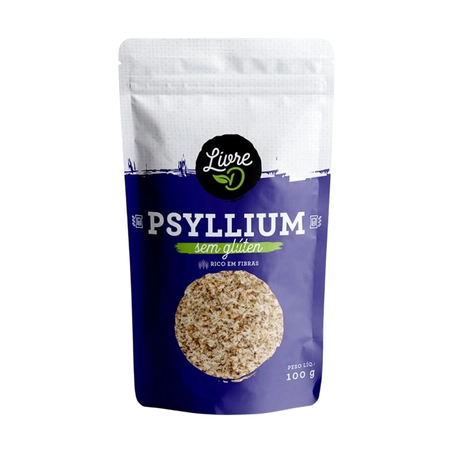 Psyllium Livre D. Sem Glúten Pacote 100gr
