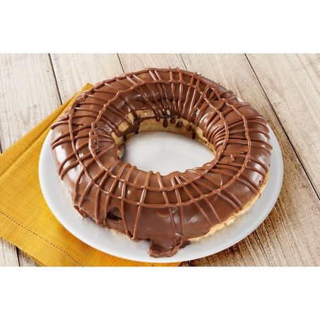 Bomba redonda de chocolate preto e branco 100gr