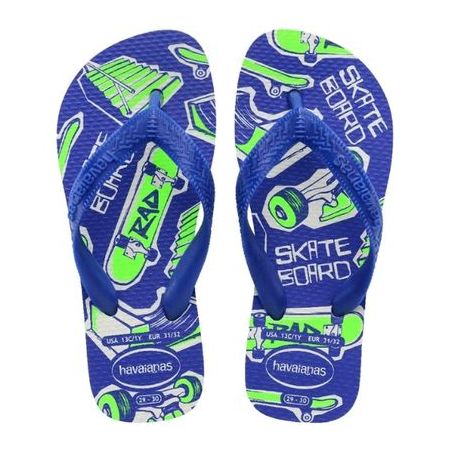 Havaianas Kids Athletic Branco/Azul 29/30