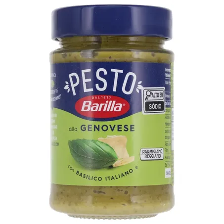 MOLHO PESTO BARILLA GENOVESE VIDRO 190G 360-1