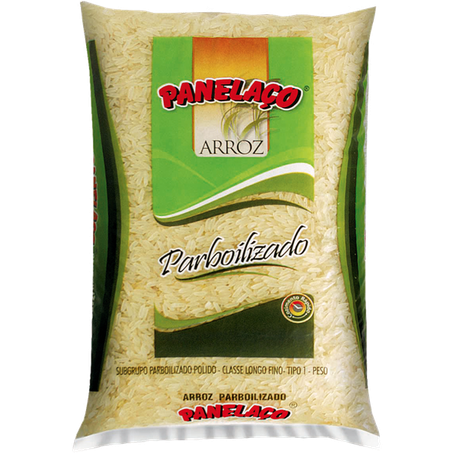 Arroz Parboilizado Panelaço Tipo 1 Embalagem 1KG