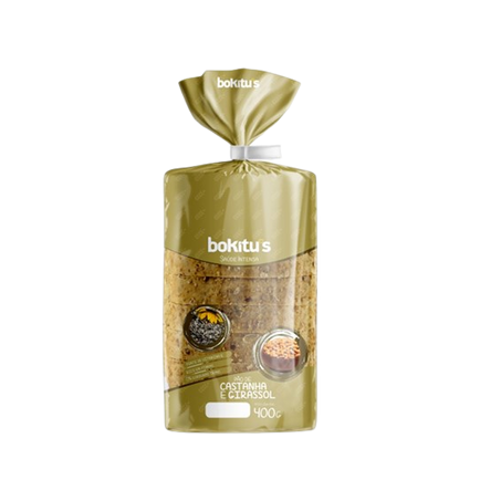 Pão bokitus castanha e girassol 400g