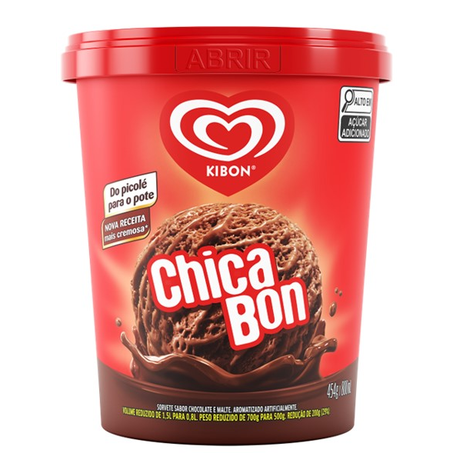 Sorvete Kibon 800Ml Chicabon