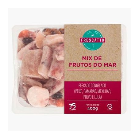 MIX FRESCATTO FRUTOS DO MAR CONGELADO 400G