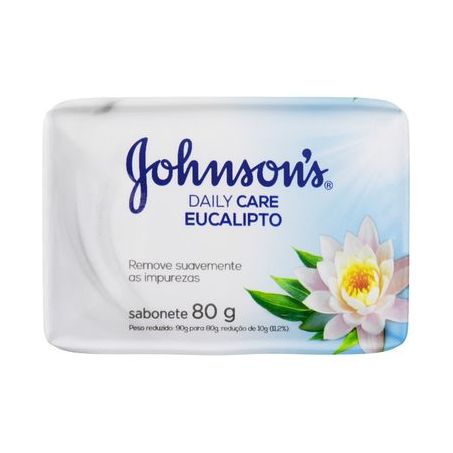 SABONETE JOHNSONS ADULTO EUCALIPTO 80G