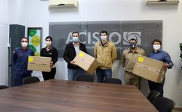 Órgãos de segurança pública recebem doação de 1,5 mil máscaras cirúrgicas 