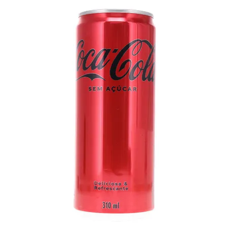 Refrigerante Coca-Cola 310ml - Zero Açúcar - Lata