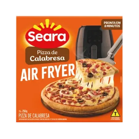 Pizza seara airfryer calabresa 250g