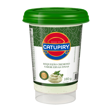 Requeijão Cremoso Catupiry Ervas Finas Copo 180G