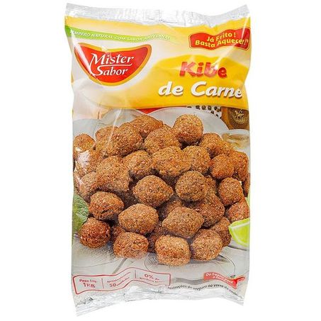 Kibe de carne congelado mister sabor coquetel pct 1kg