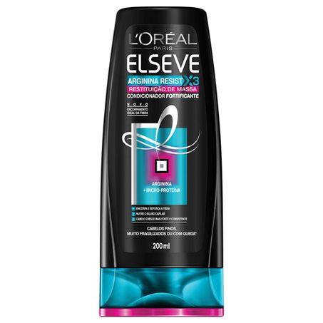 Condicionador elseve 200ml arginina x3 resist massa