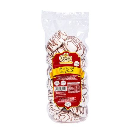 Biscoito delícias da vovó rosca de nata com chocolate 250g