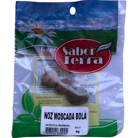 Noz moscada sabor da terra 10g bola