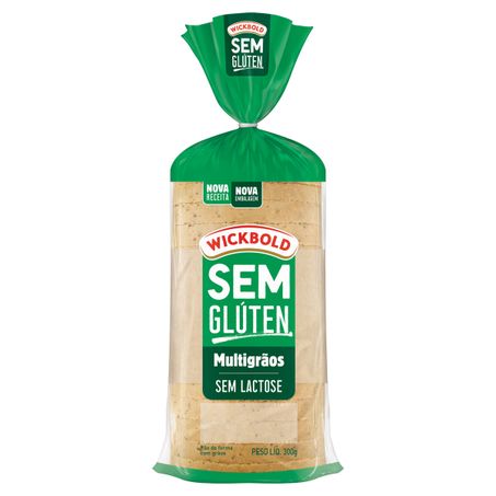 PÃO DE FORMA MULTIGRÃOS SEM GLÚTEN ZERO LACTOSE WICKBOLD