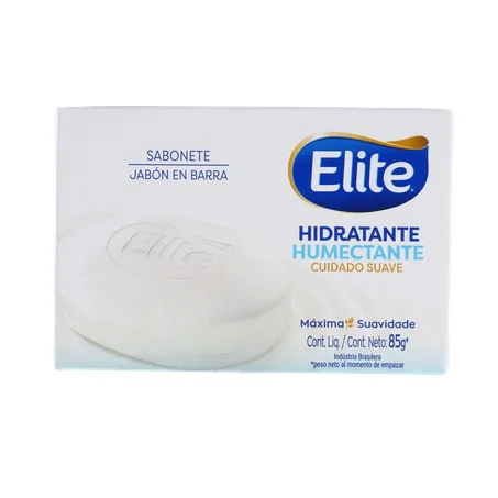 SABONETE EM BARRA ELITE HIDRATANTE CUIDADO SUAVE CAIXA 85G 360-0