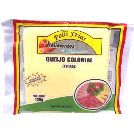 Queijo fat polli frios 120g colonial