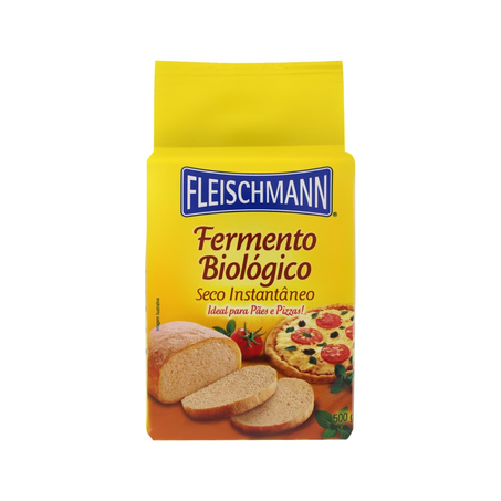 FERMENTO FLEISCHMANN BIO INSTANTÂNEO MASSA SALGADA PC 500G