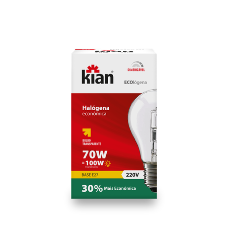 LÂMPADA HALÓGENA KIAN 70W 220V