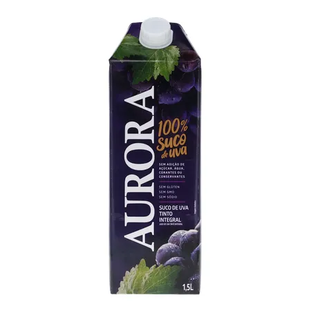 Suco Integral Uva Aurora Cx 1,5l