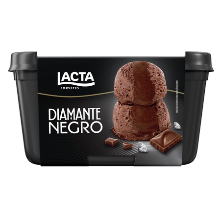 SORVETE LACTA 900ML DIAMANTE NEGRO