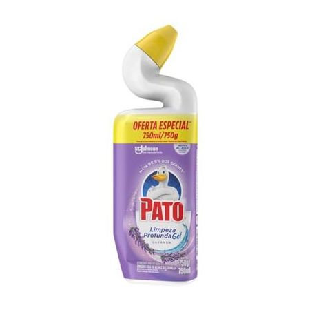 Desinfetante de Uso Geral Pato Limpeza Profunda Gel Lavanda Frasco 750ml