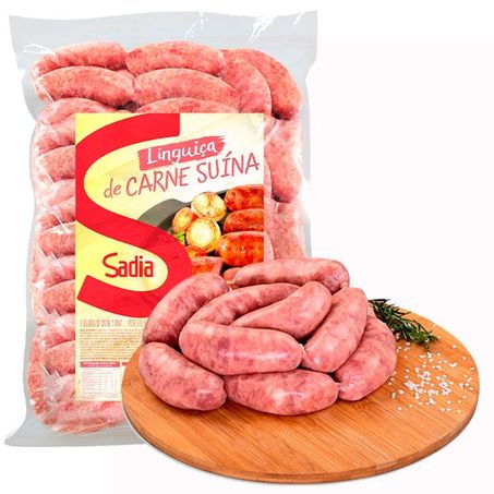 LINGUIÇA SUÍNA SADIA PACOTE DE 5KG
