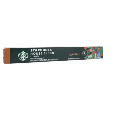 Café em Cápsula Torrado e Moído Lungo Starbucks House Blend Caixa com 10un - 57gr 360-34