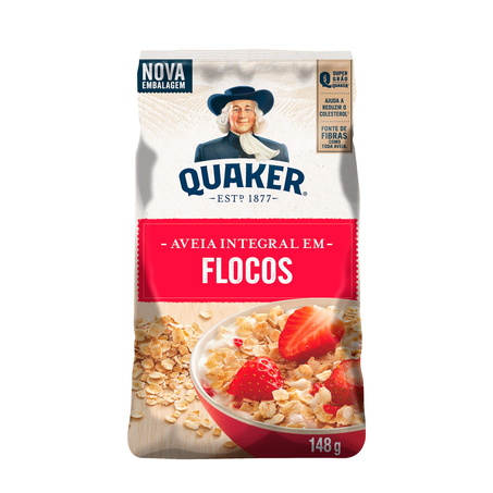 Aveia Integral em Flocos Quacker 148g