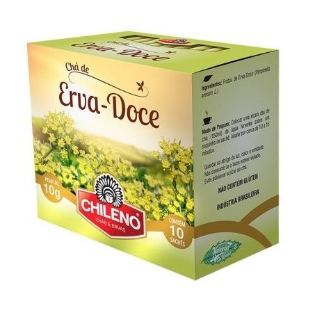 CHA ERVA DOCE NACIONAL CHILENO 10G C/10 SCH