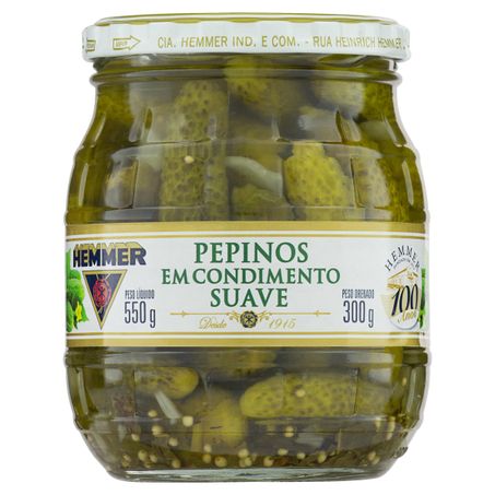 PEPINO EM CONDIMENTO SUAVE HEMMER