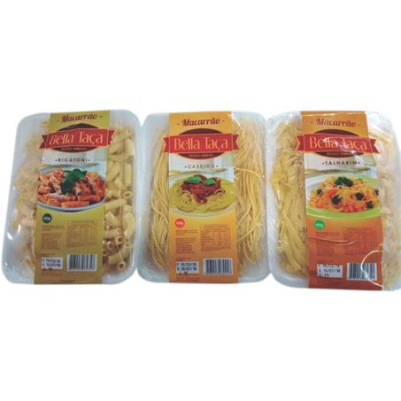 Massa bella taca 400g caseira